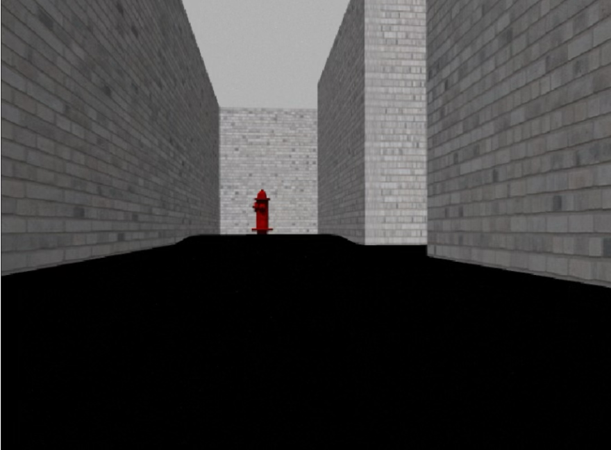 RGB camera image from robot